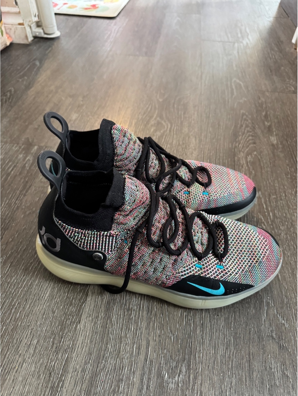 Nike KD 11 Flyknit Multicolor Basketball Shoes